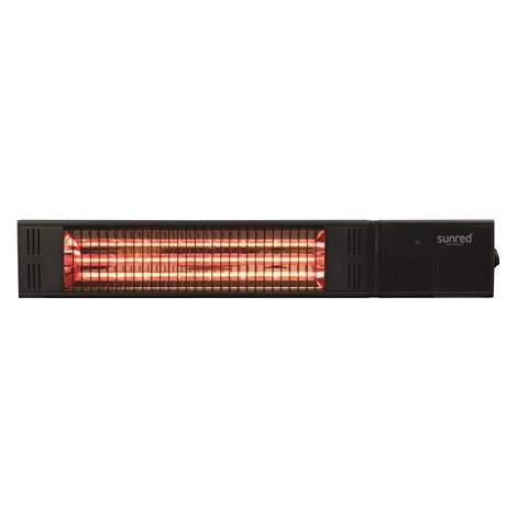 SUNRED | Heater | RDS-15W-B, Fortuna Wall | Infrared | 1500 W | Number of power levels | Suitable for rooms up to m² | Black |